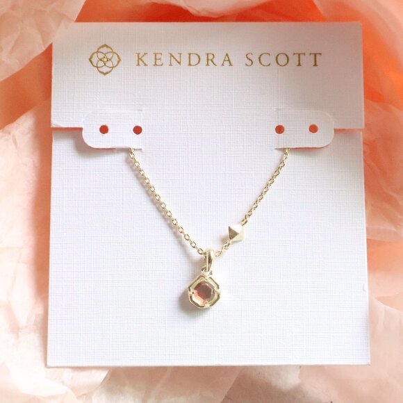 Kendra Scott Nola Dichroic Glass Pendant Necklace - Picture 1 of 2